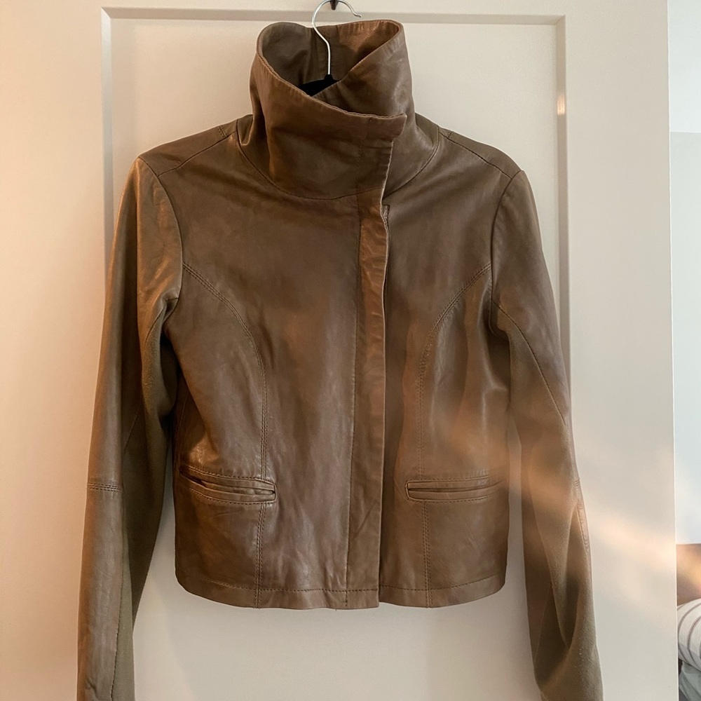 Leather jacket